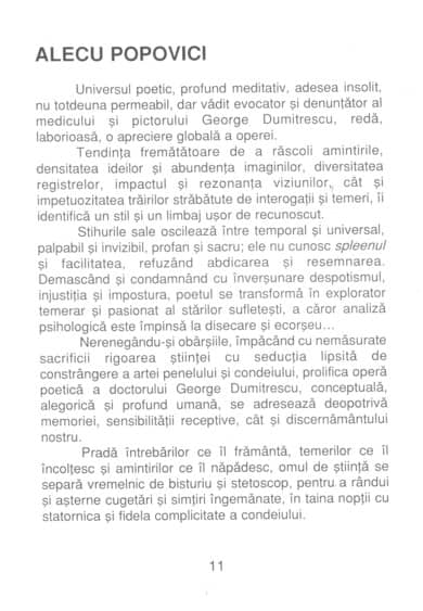 Alecu Popovici 
Romanian poetry critic