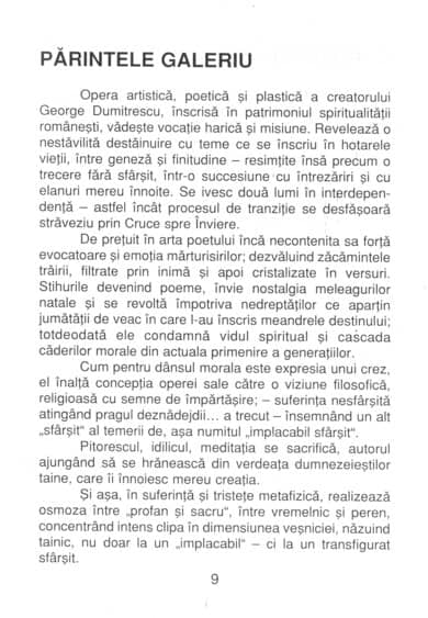 Parintele Galeriu
Romanian poetry critic
view PDF