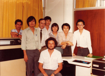 Tedy (sitting) 
with the CDC class of 1980
Bangkok, Thailand